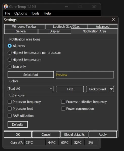 Core Temp screenshot 5