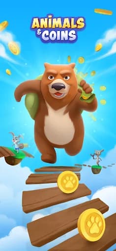 Animals & Coins Adventure Game screenshot 1