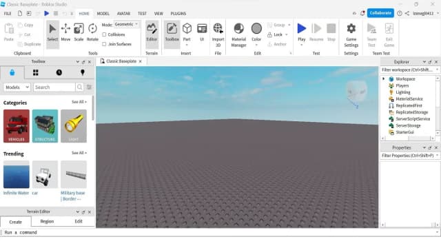 Roblox Studio screenshot 1