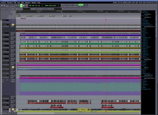 Ardour screenshot 2