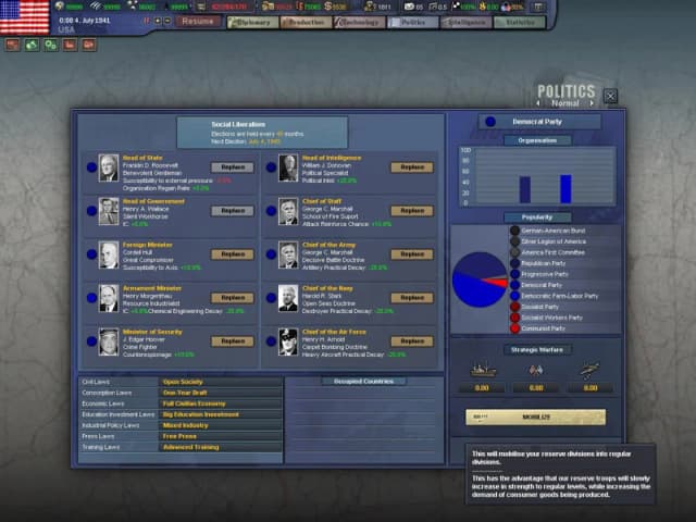 Hearts of Iron 3 screenshot 2