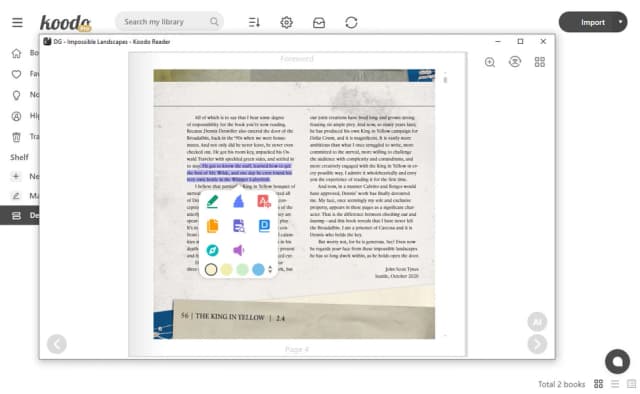 Koodo Reader screenshot 3