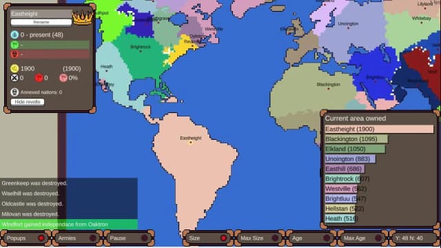 Ages of Conflict: World War Simulator screenshot 1