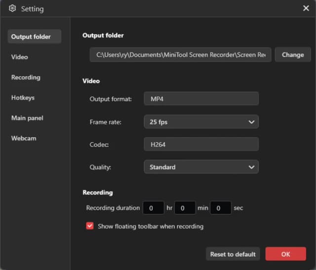 MiniTool Screen Recorder screenshot 3