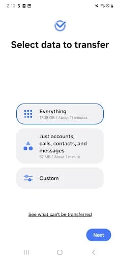 Samsung Smart Switch Mobile screenshot 6