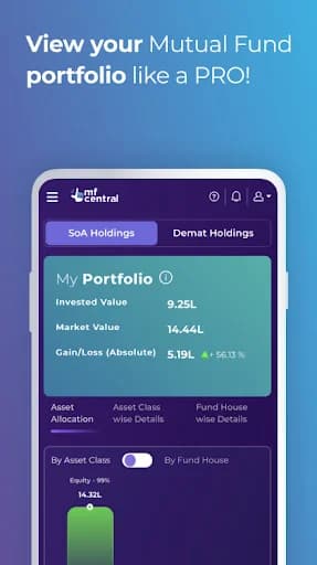 MFCentral Mutual Fund App screenshot 5