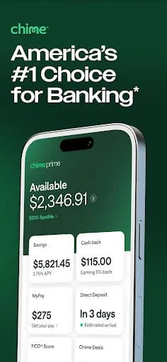 Chime® – Fee-Free Banking screenshot 1