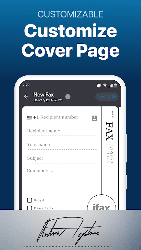iFax - Send & Receive Faxes screenshot 5