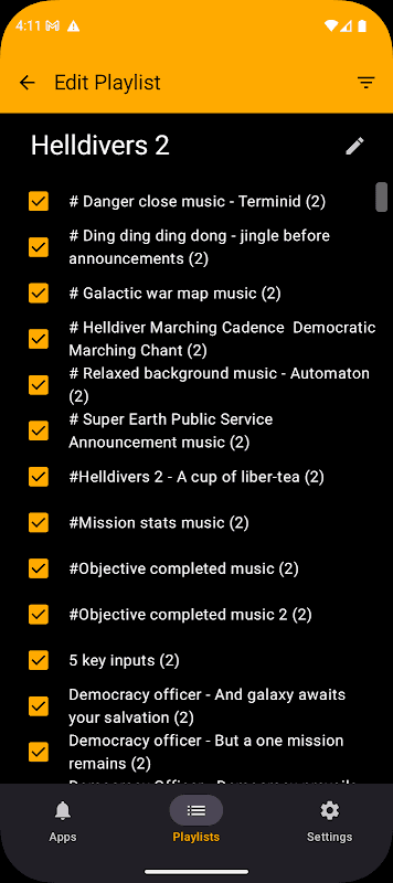 Random Ringtones Manager (RRM) screenshot 2
