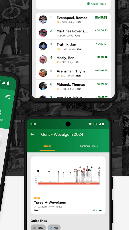 Cyclingoo: Cycling results screenshot 2