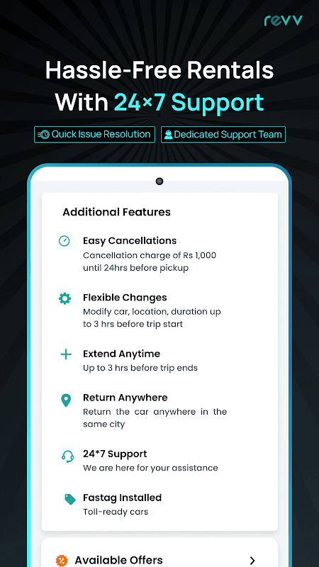 Revv App - Self Drive Car Rental Services in India screenshot 5