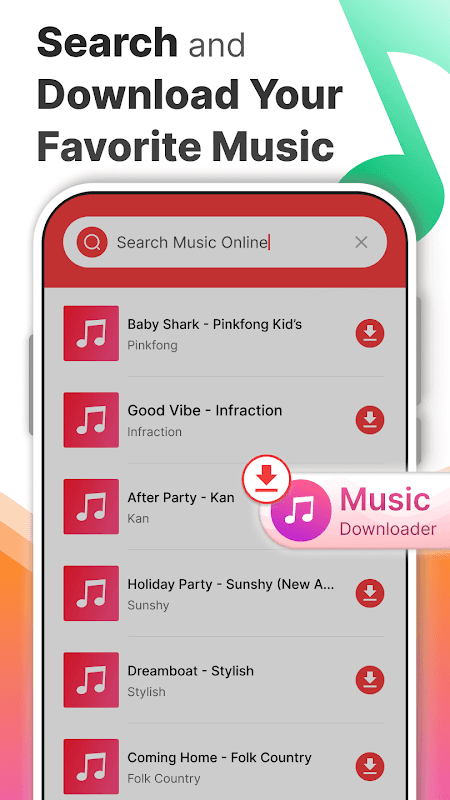 Download Music Mp3 screenshot 2