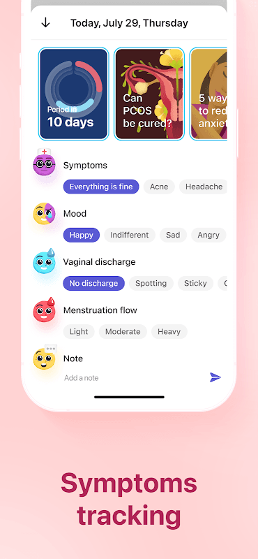 Period tracker. Ovulation calculator and calendar screenshot 6