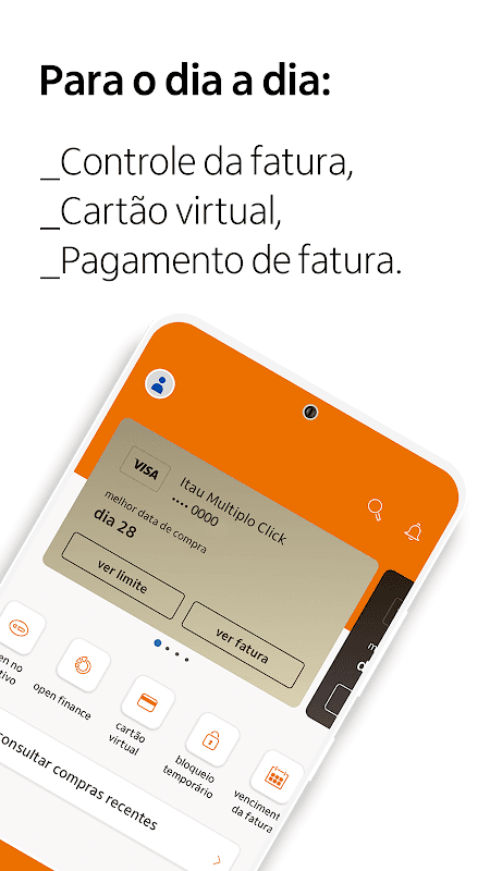 Itaucard - app do seu cartão de crédito screenshot 1