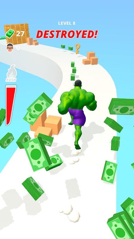Muscle Rush - Smash Running screenshot 2