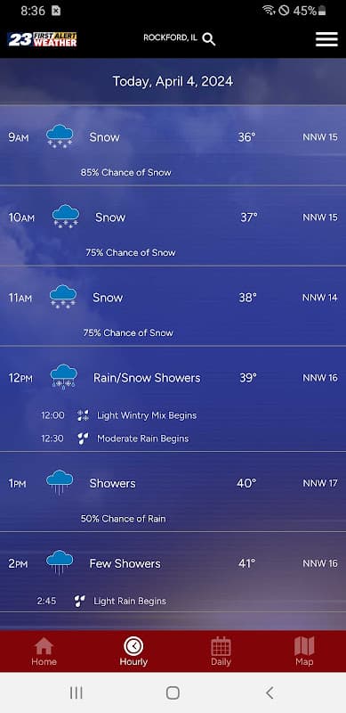 WIFR Weather screenshot 2
