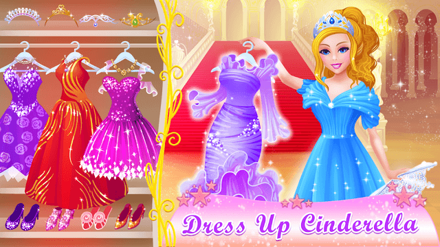 Cinderella Dress Up Girl Games screenshot 1