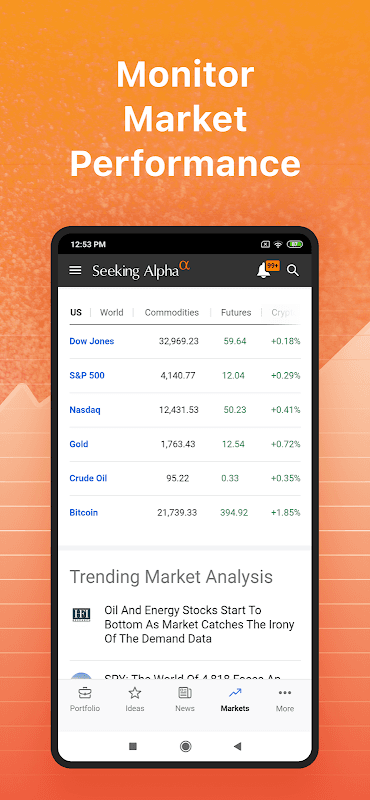 Seeking Alpha: Stock Market News & Analysis screenshot 4