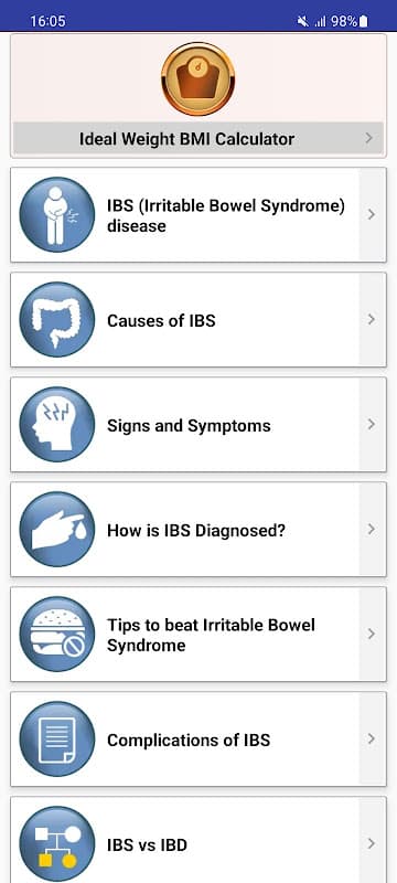 Bowel Stomach Pain & IBS Diet screenshot 1