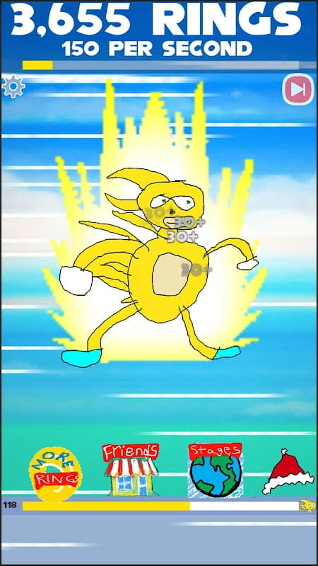 Sanic Clicker Manaa Aventure screenshot 3