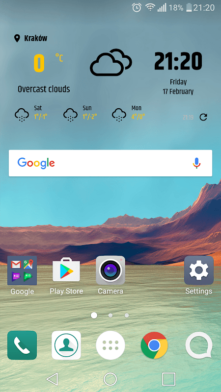 Simple weather & clock widget screenshot 6
