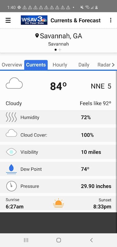 WSAV Weather Now screenshot 3