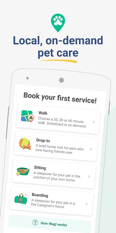 Wag! - 5-Star Dog Walking, Sitters & Pet Care screenshot 1