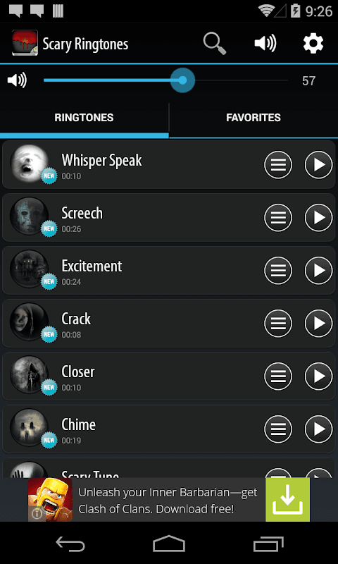 Scary Ringtones screenshot 2
