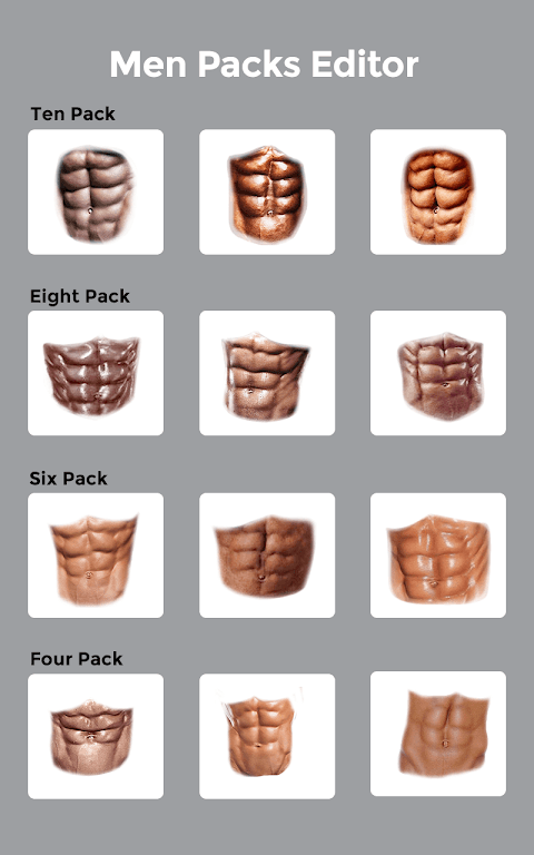 Men Body Styles SixPack tattoo screenshot 4