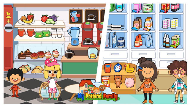 My Pretend Home & Family Town screenshot 6