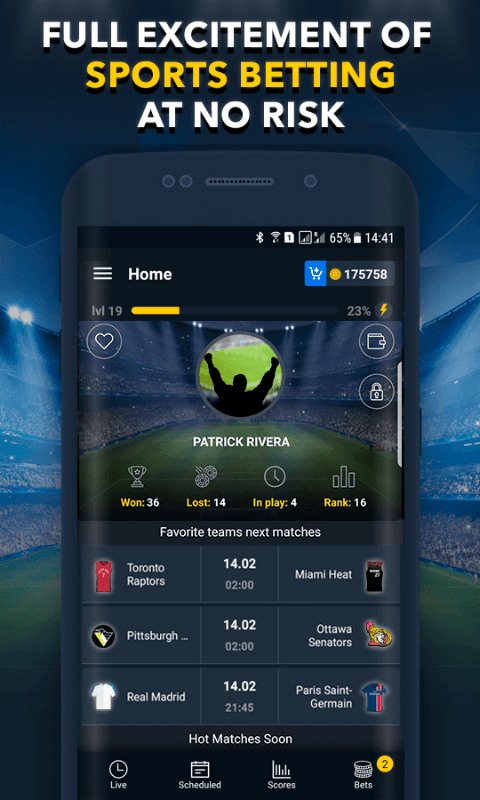 Sports Betting Game - BETUP screenshot 2
