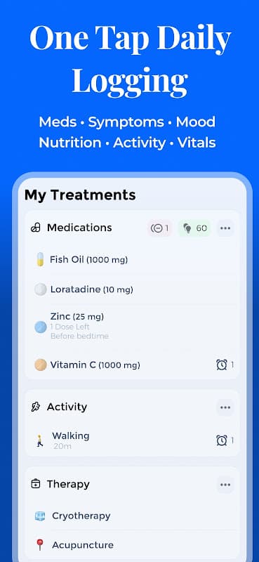 CareClinic: Tracker, Reminder, Medicine, Symptoms screenshot 3