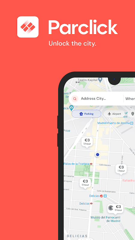 Book Parking Spaces - Parclick screenshot 1