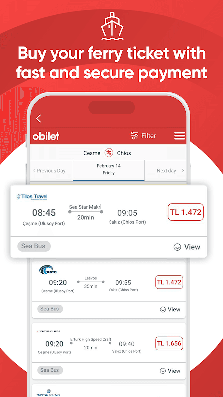 obilet - Otobüs ve Uçak Bileti screenshot 6