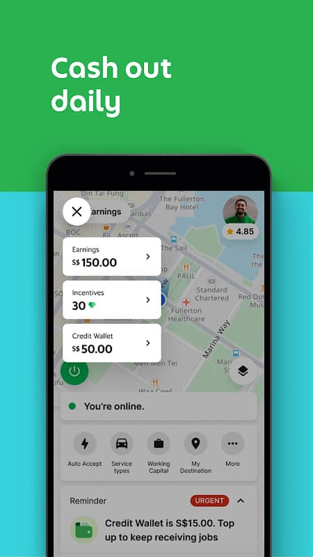 GrabTaxi Driver screenshot 4