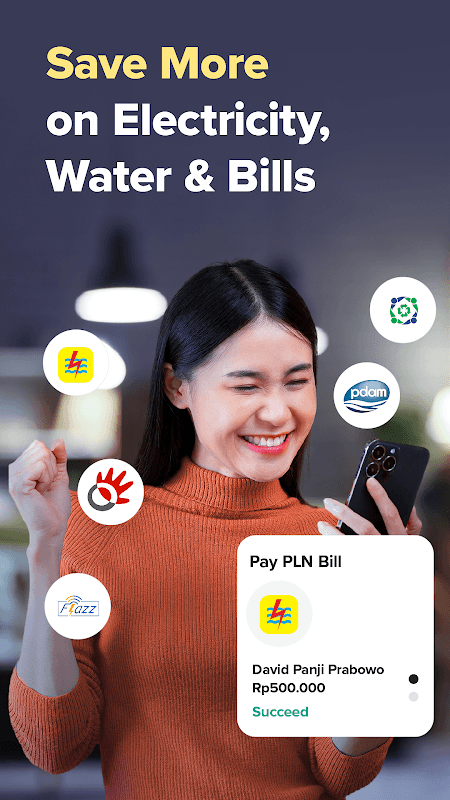 Flip: Transfer Antarbank Gratis, Isi Pulsa & Kuota screenshot 6