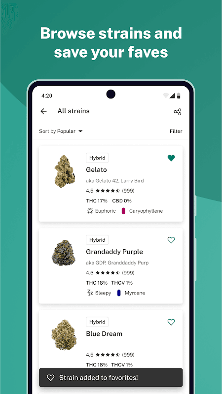 Leafly: Find Cannabis and CBD screenshot 4