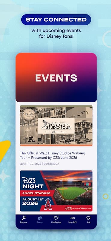 D23 The Official Disney Fan Club App screenshot 3
