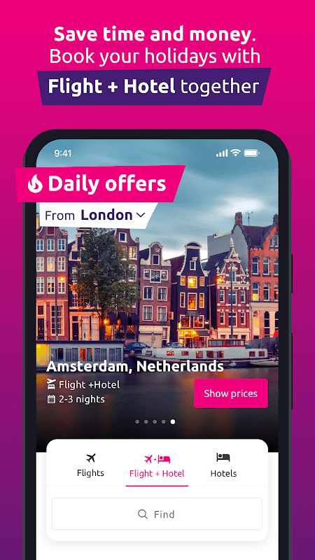 lastminute.com - Holidays, Flight & Hotel Deals screenshot 1