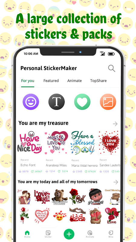 TextSticker - Create text sticker with color font screenshot 4