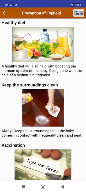 Typhoid Fever Diet & Treatment screenshot 2