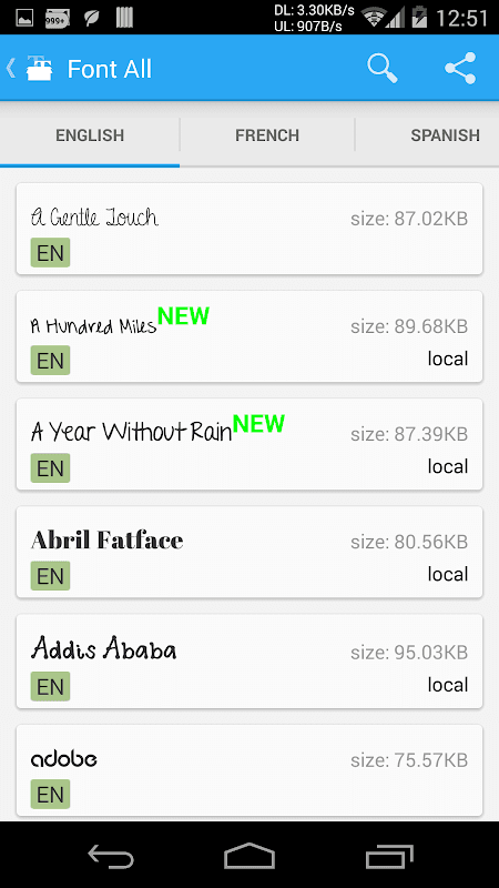 iFont(Expert of Fonts) screenshot 5