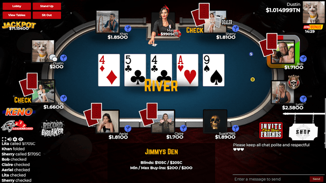 Jimmy's Cartel Poker screenshot 1