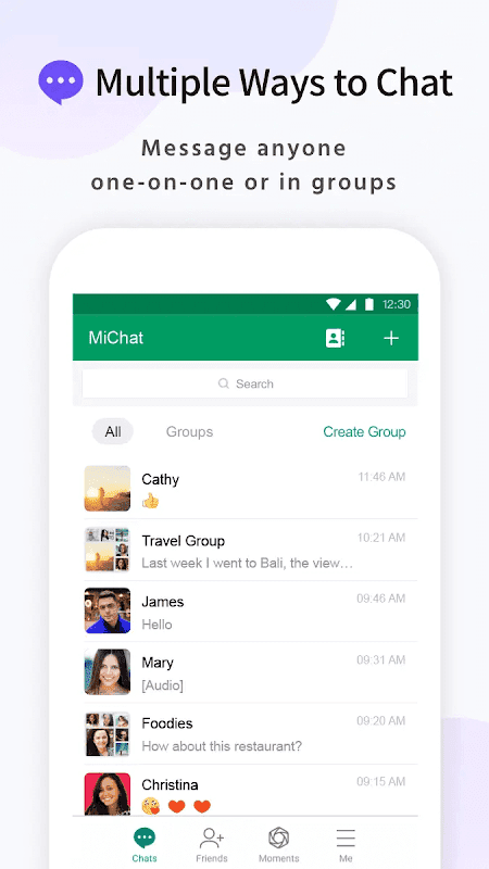 MiChat Lite-Chat, Make Friends screenshot 1