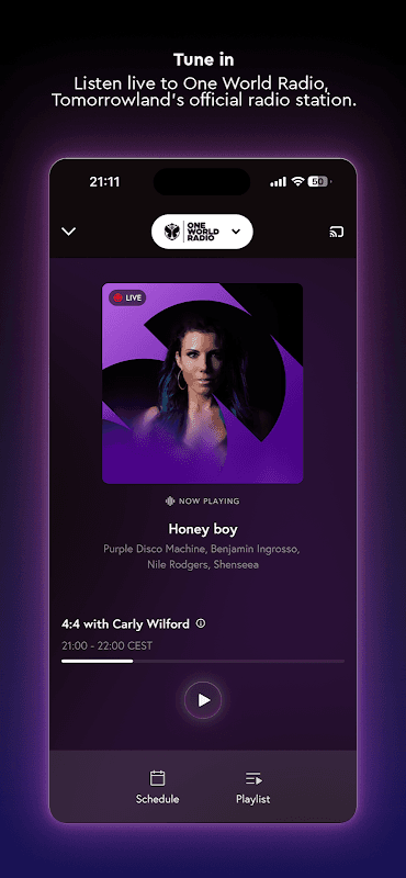 One World Radio - Tomorrowland screenshot 3
