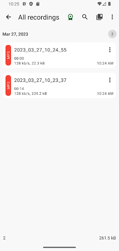 ASR Voice Recorder screenshot 3