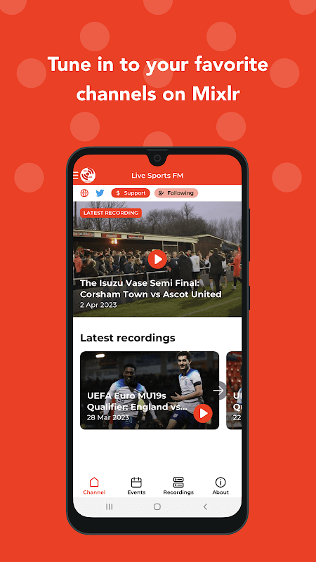 Mixlr - Social Live Audio screenshot 1