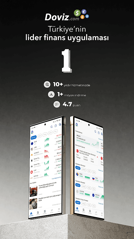 Döviz: Canlı Kur, Altın, Hisse screenshot 1