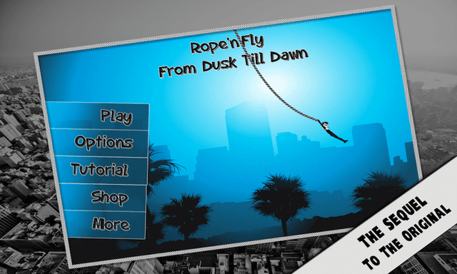 Rope'n'Fly 3 - Dusk Till Dawn screenshot 1