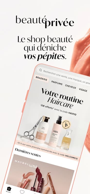 Beauteprivee, shopping beauté screenshot 1